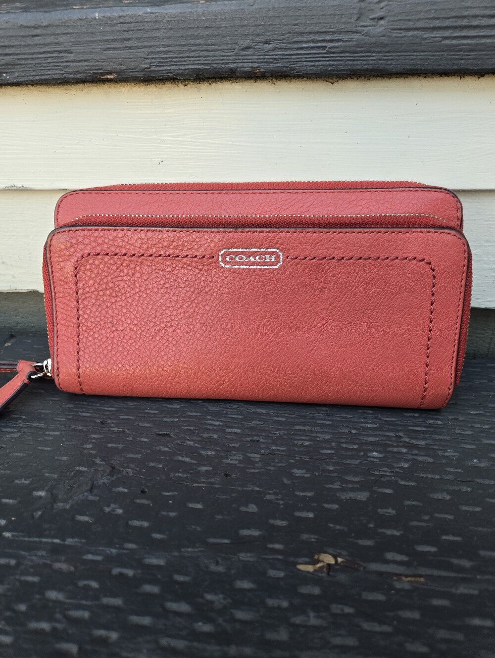 Coach Park Double Accordian Zip Wallet - Picture 7 of 13